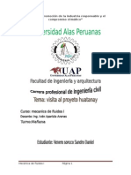 Informe Proyecto Huatanay