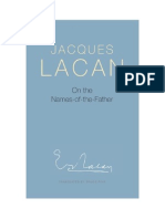 Jacques Lacan - On the Names of the Father