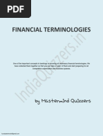 India Quizzers Financial Terminologies