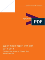 Accenture CDP Supply Chain Research Report Transcript