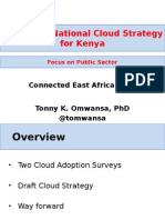 Head C4DLab UniversityofNairobi DR Tonny Omwansa Cloud Infrastructure ConnectedEA 2015-01!04!15