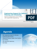 Engineering Support of Planning and Scheduling Revsion 81