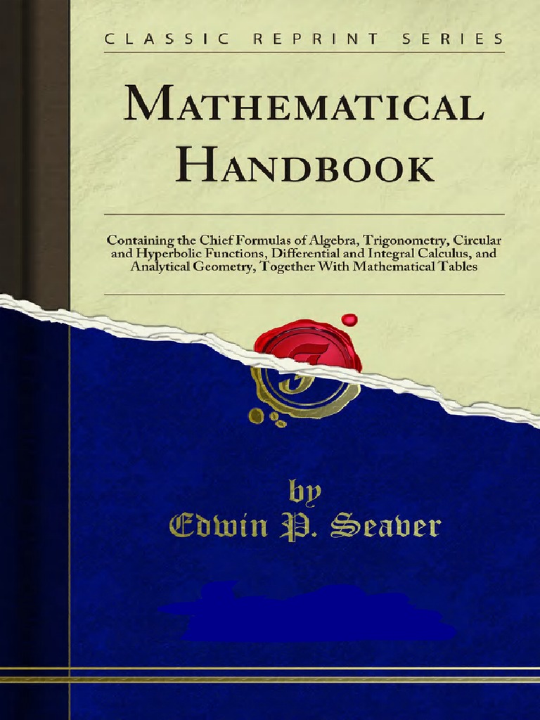 コンピュータ代数ハンドブック Mathematical Handbook | PDF | Trigonometric Functions | Sine
