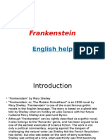 Frankenstein: English Help