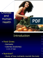 Food Choices and Human Health