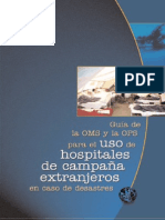 Hospitales de Campana en Desastre PDF