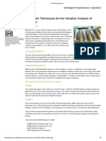 Detect bearing faults with vibration analysis