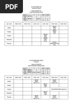 Faculty Routine Updated Spring-14