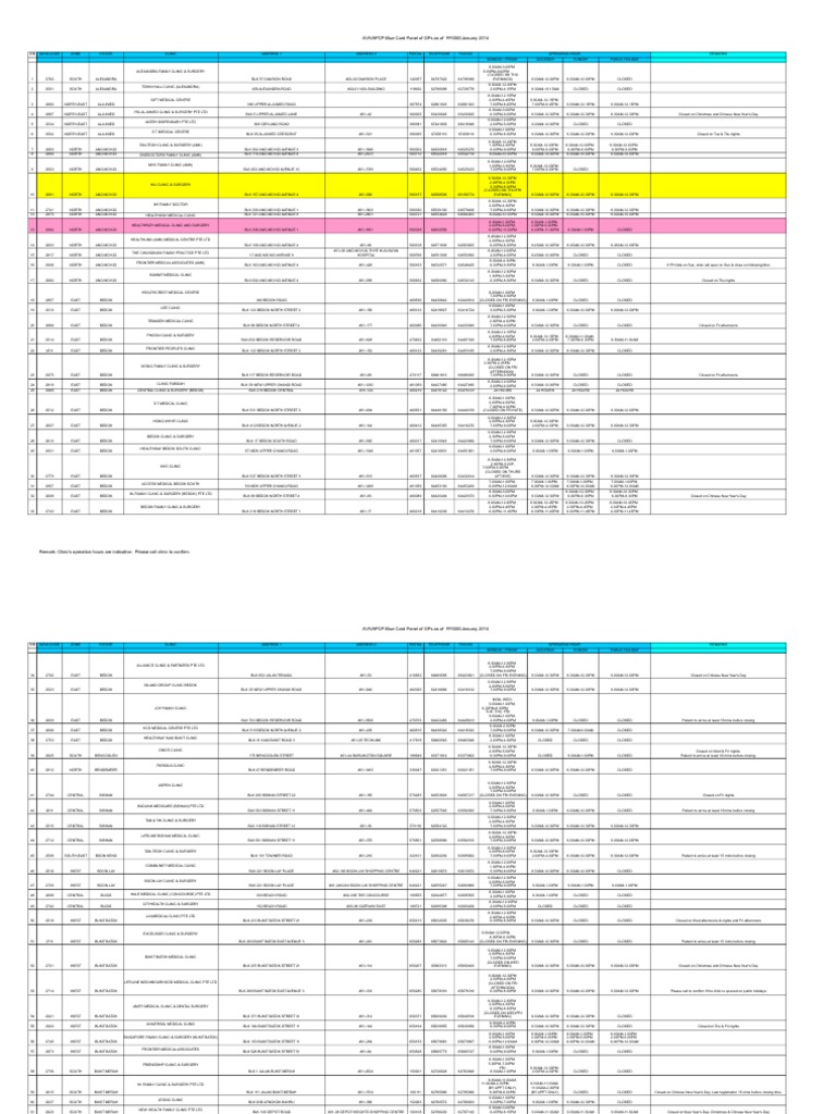 Aviva Pcp Blue Clinic Listing 1401 Medical And Health Organizations Primary Care