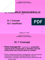 Curs 4 Rolurile Managerului