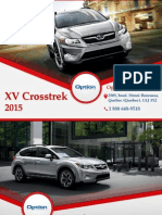 Subaru XV Crosstrek 2015 à Québec - Un véhicule avec traction intégrale