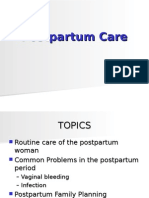 Postpartum Care