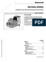 Vk4105G Series: Gas Controls For Combined Valve and Ignition Modulating System