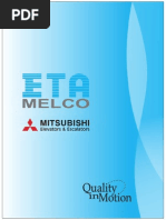 Mitsubishi Elevator Specifications Guide | PDF | Elevator | Door