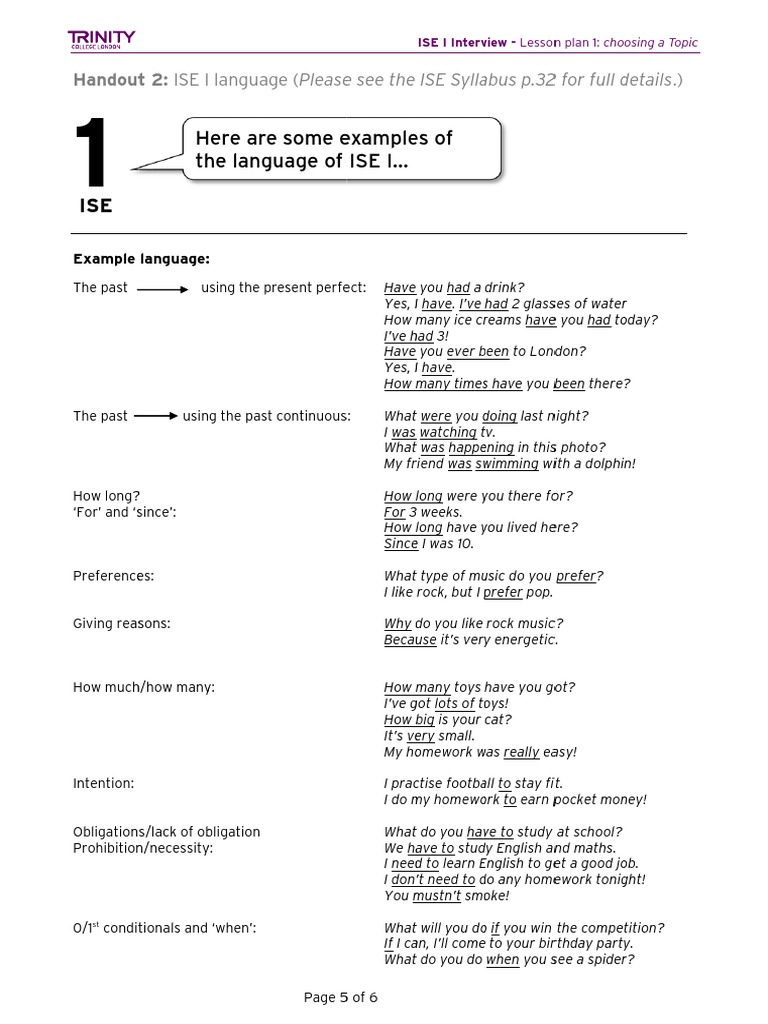 Trinity b1 exam format image