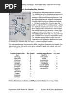 Application Exercise 6 Washing Machine for PLC