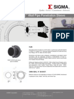 CATALOG - OMNI SLEEVE Wall Pipe Penetration Sleeve