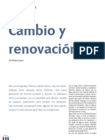 Cambio y renovación