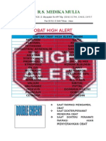 Daftar Obat High Alert