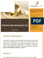StrateCore Research - Corporate Profile