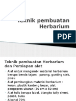 Teknik Pembuatan Herbarium