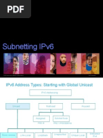 Subnetting Ipv6: Cisco Confidential © 2012 Cisco And/Or Its Affiliates. All Rights Reserved. 1