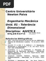 Aula 1 - tolerância dimensional