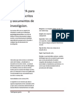 Normas APA Para Trabajos Escritos y Documentos de Investigcion Yaird Gomez Garcia.