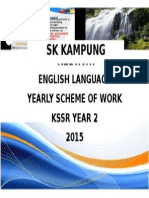 SK Kampung Kebuaw: English Language Yearly Scheme of Work KSSR Year 2 2015
