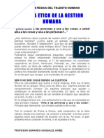 Dilema Etico de La Gestion Humana