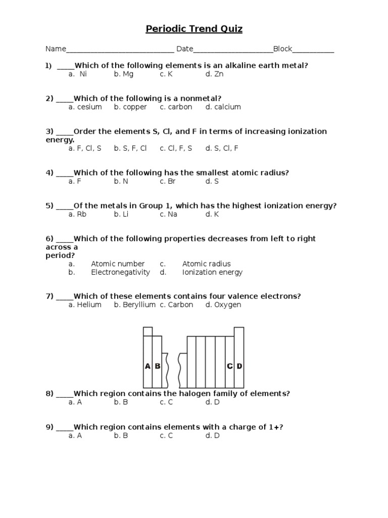 Trends in The Ptoe Quiz | PDF