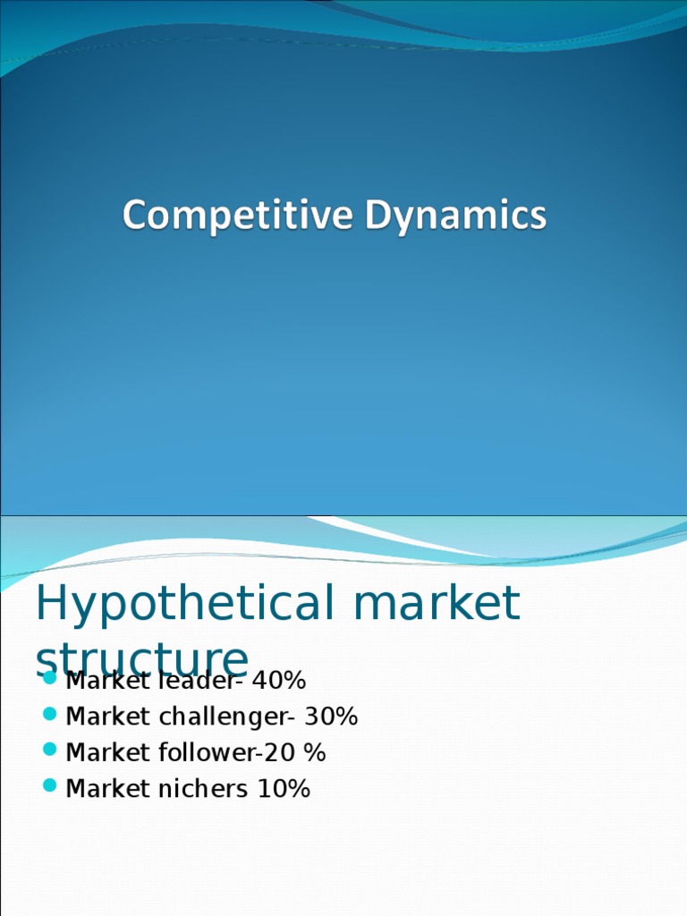 CH 8 - Competitive Dynamics | PDF | Strategic Management | Profit ...