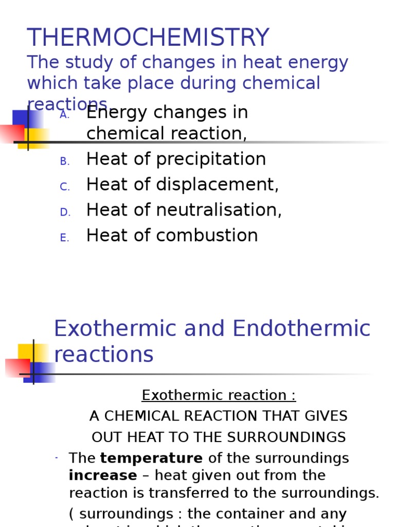 What Is Thermochemistry Pdf _ Introduction to Thermochemistry – HNBN