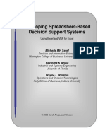 Developing Spreadsheet-Based Decision Support Systems: Michelle MH Eref