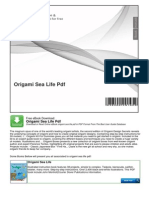 Origami Sea Life PDF 