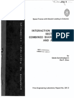 Interaction Curves For Sections Under Combined Biaxial Bending and Axial Force