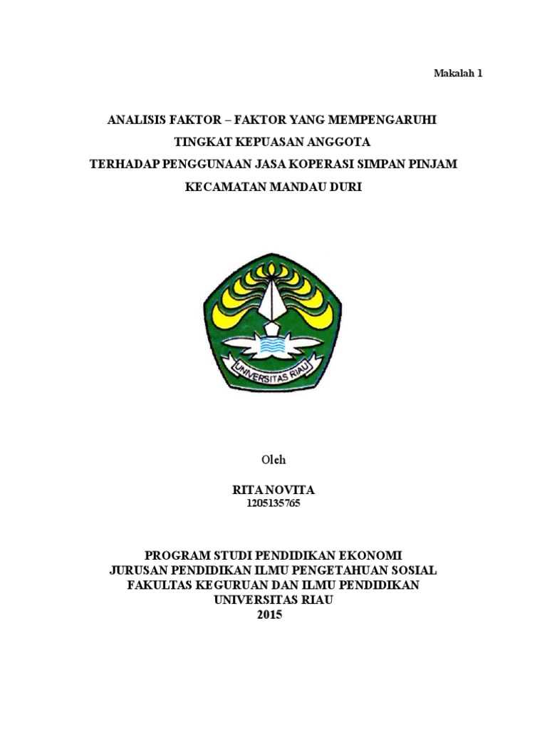 Judul Seminar Koperasi