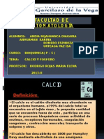 BIOQUIMICA (Fosforo y Calcio)