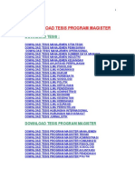 Download Tesis Program Magister