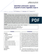 The Effects of Triplochiton Scleroxylon Aqueous Extracts On Initial Growth of Some Vegetable Crops in Ghana