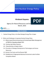 "Japan's Current Nuclear Energy Policy" - Hirobumi Kayama