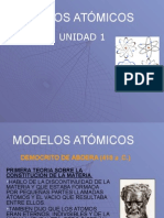 Unidad 4 Modelos Atomicos
