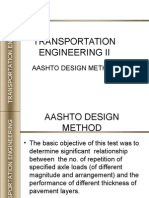 Transportation Engineering Ii: Aashto Design Method