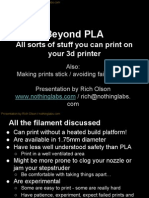 Beyond PLA - Alternative Filaments for Your 3D Printer