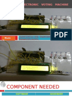 Project - Electronic Voting Machine: Made by