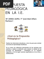Diapositiva ... Propuesta Pedagógica