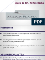 Áreas de pesquisa do Dr. Milton Rocha