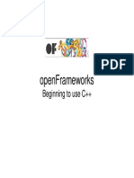 Intro to Open Frameworks