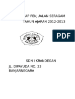 Rekap Penjualan Seragam