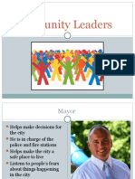 community leaders powerpoint 